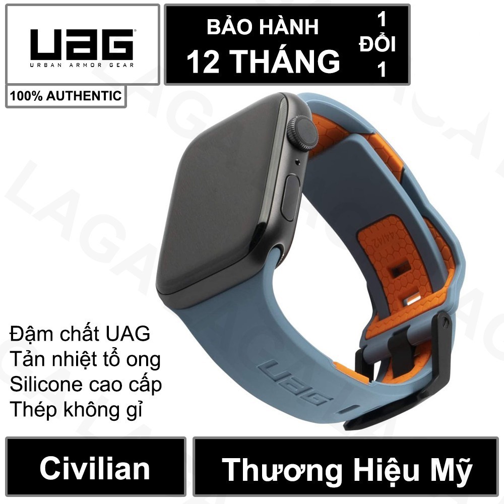 Dây silicon UAG Civilian cho đồng hồ Apple Watch Series 4/5/6/ SE