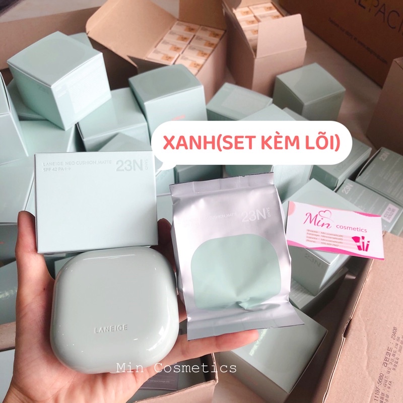 Phấn Nước Trang Điểm Kiềm Dầu, Chống Nắng, Che Phủ Laneige Neo Matte/ Glow Cushion SPF42 PA+++