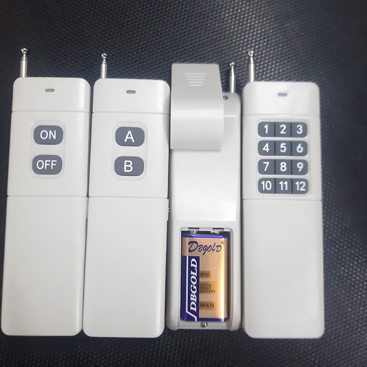 Tay điều khiển (remote điều khiển từ xa) từ xa 100m đến 3000m tần số 433MHZ, tay phát