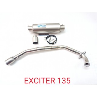 pô dành cho xe exciter 135 leovince trắng