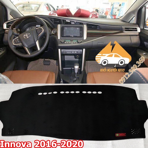 Thảm Taplo Innova 2020, 2021, 2022 Chống Trượt 3 Lớp CHẤT LIỆU NHUNG MỊN Loại 1