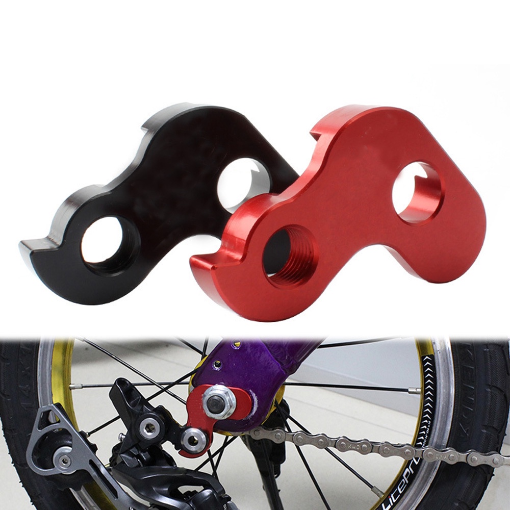 ADAMES Durable Bike Rear Derailleur Hanger Cycling Accessories Single-speed Modified Rear Derailleur Tail Hook Speed Change Folding Bike Aluminum Alloy Foldable Bicycle Rear Shifting/Multicolor