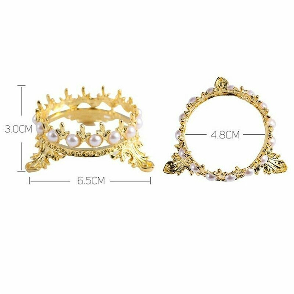 [Hàng mới về] Giá đỡ cọ vẽ móng tay hình vương miện thiết kế sáng tạo