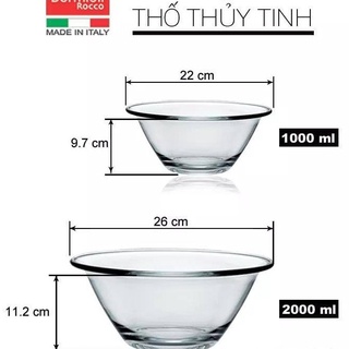 Thố thủy tinh Mr.Chef ( Bormioli Rocco)