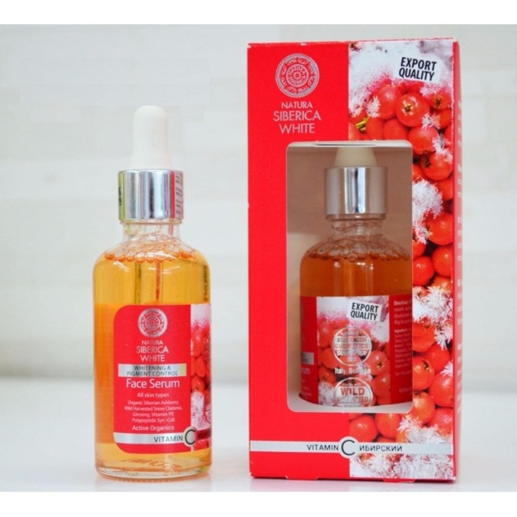 Serum dưỡng trắng da Natura Siberica
