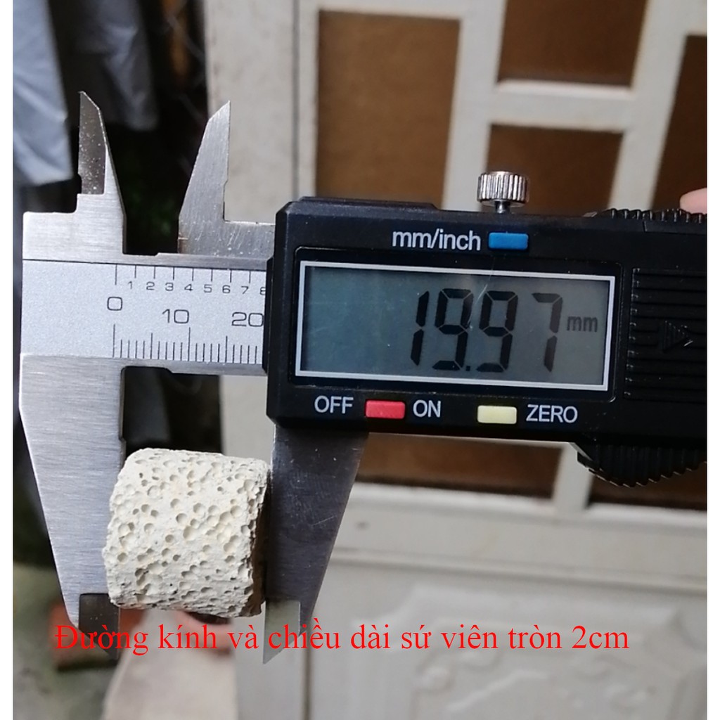 Sứ lọc dạng viên dùng làm vật liệu lọc cho lọc ngoài, lọc tràn trong hồ thủy sinh, hồ cá cảnh