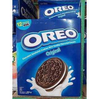Bánh quy sôcôla Oreo vị vani hộp 342gr
