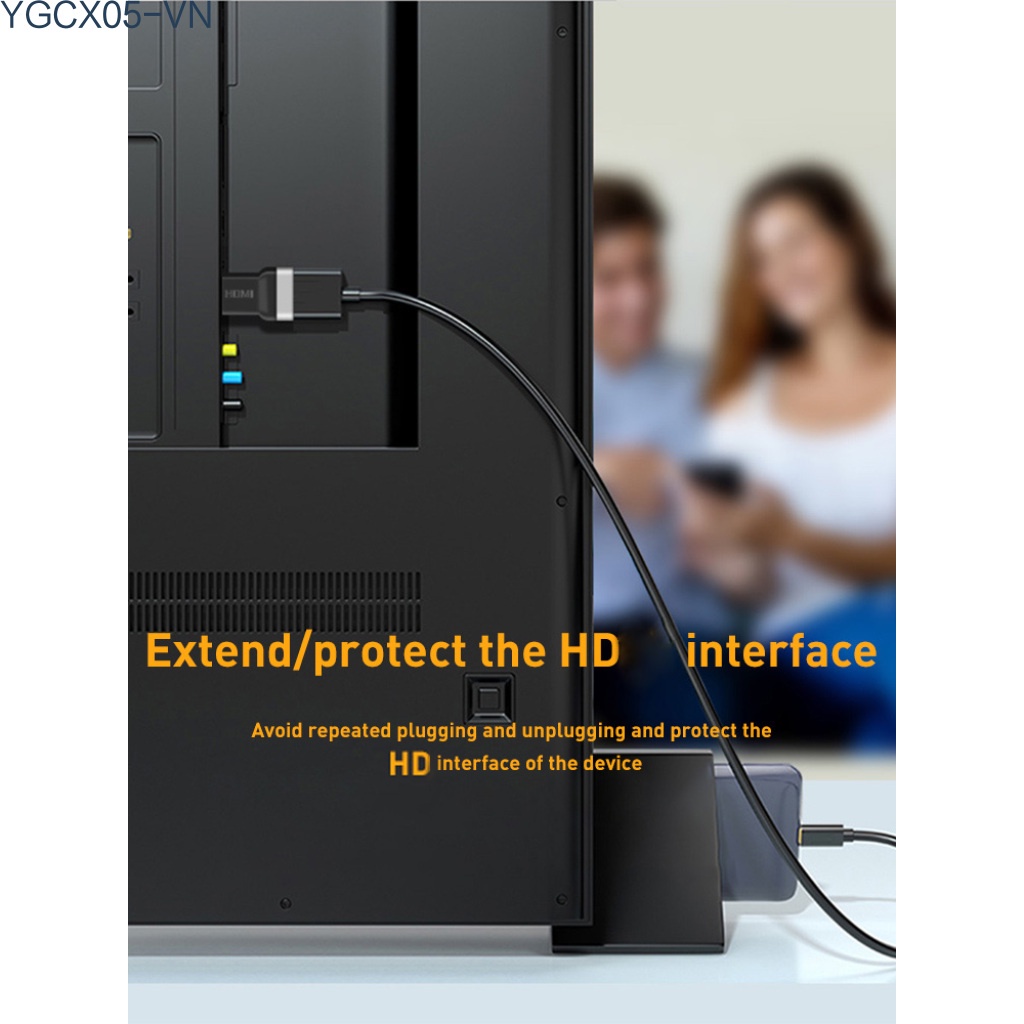 Đầu Chuyển Đổi Hdmi Sang Hdmi 4k 90 Độ Cho Hdtv Laptop Tv Box