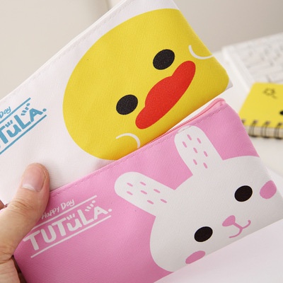 [FREESHIP] Túi Đựng Bút Bằng Vải Họa Tiết Hoạt Hình Totoro Dễ Thương Cho Học Sinh