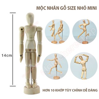 Người giả gỗ rối mộc nhân (Nhỏ)