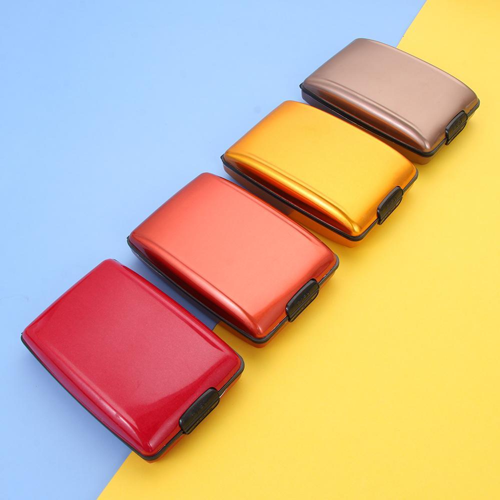 Ví Kim Loại Đựng Thẻ Tín Dụng / Tiền Xu Chống Quét Tiện Lợi