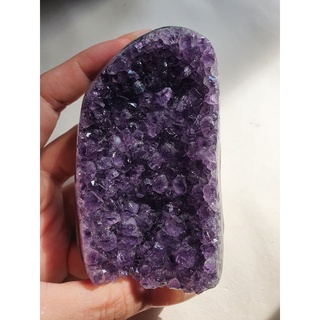 Đá thach anh tím amethyst cụm bông 329 gram