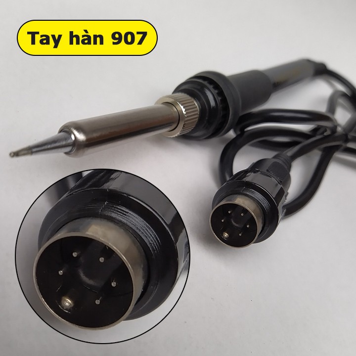 Combo 10 tay hàn 907 cho trạm hàn Hakko 936 Jack đực 5 chân