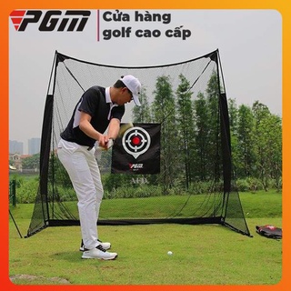Combo lưới tập swing golf lsw250 + thảm tập 1.2x1.2 - new golf swing trainer practice net double target lsw250