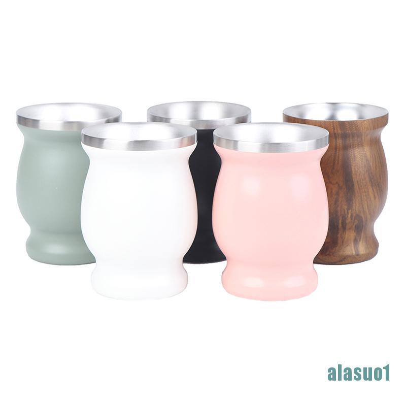 Cốc uống trà Yerba Mate bằng thép không gỉ 304 8oz