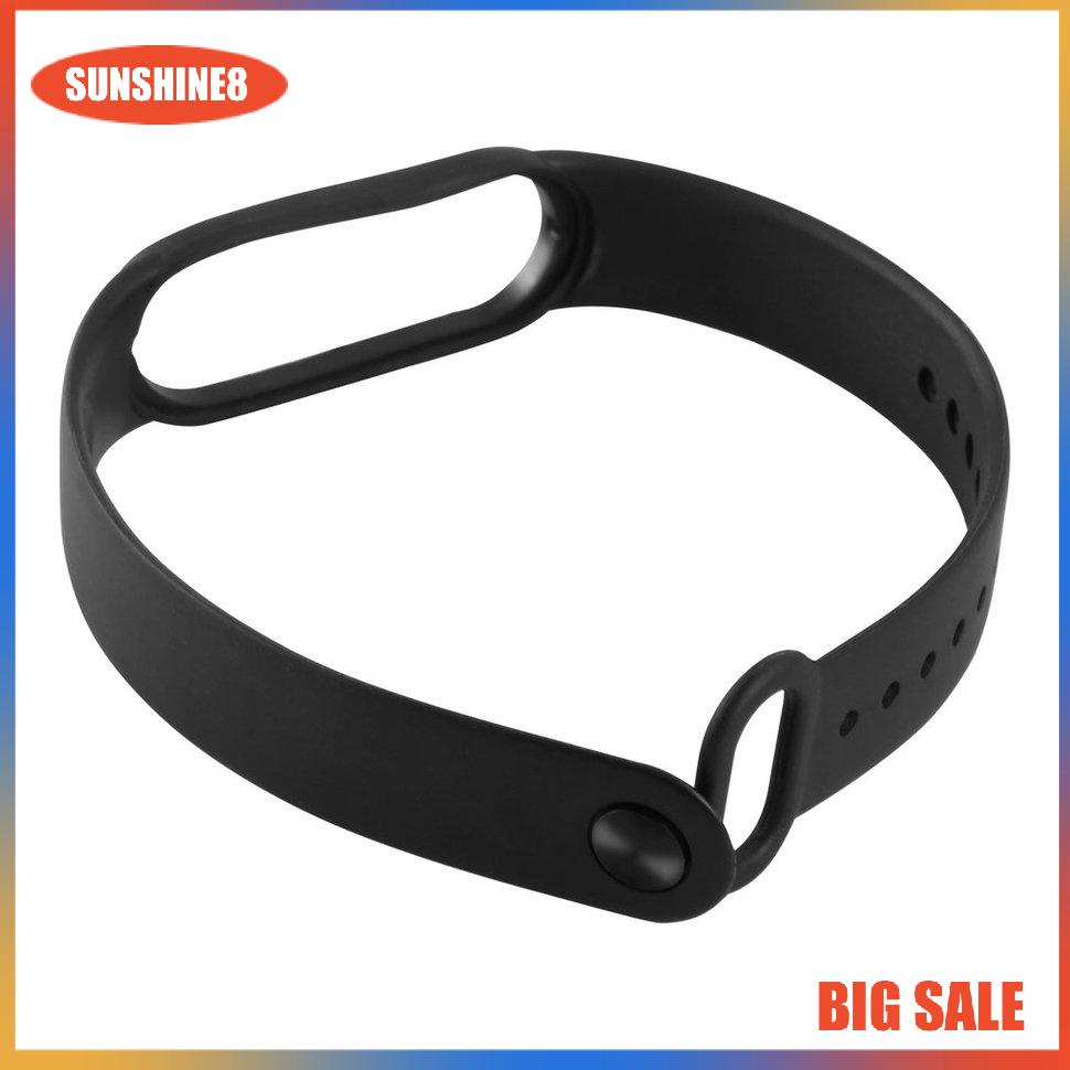 【SUN】Strap For MiBand 7 Silicone Anti-Lost Wristband Bracelet Replacement Strap