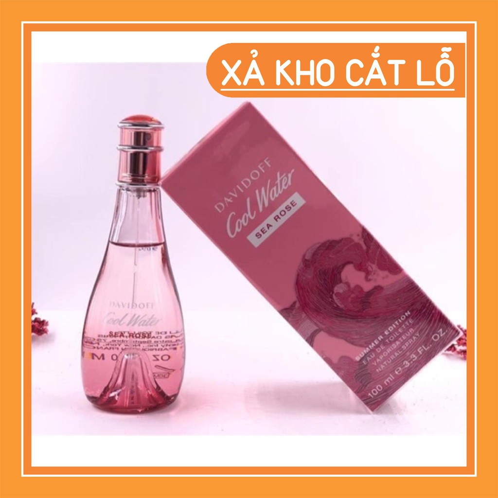 NƯỚC HOA NỮ DAVIDOFF COOL WATER SEA ROSE SUMMER EDITION EDT 100ML BẢN 2019 của Pháp [GIÁ RẺ]