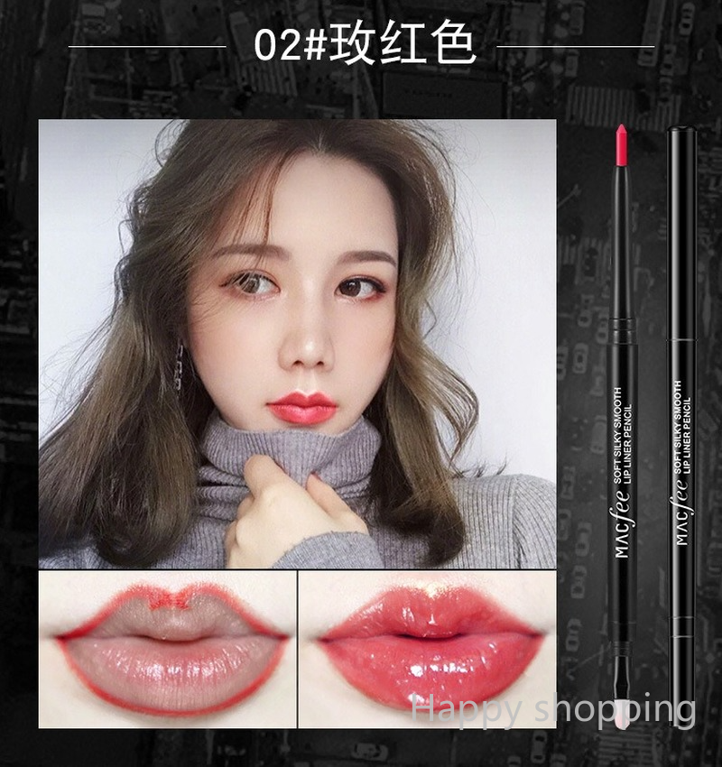 (Hàng Mới Về) Bút Kẻ Viền Môi Chống Thấm Nước Lâu Trôi Không Dính Ly | BigBuy360 - bigbuy360.vn