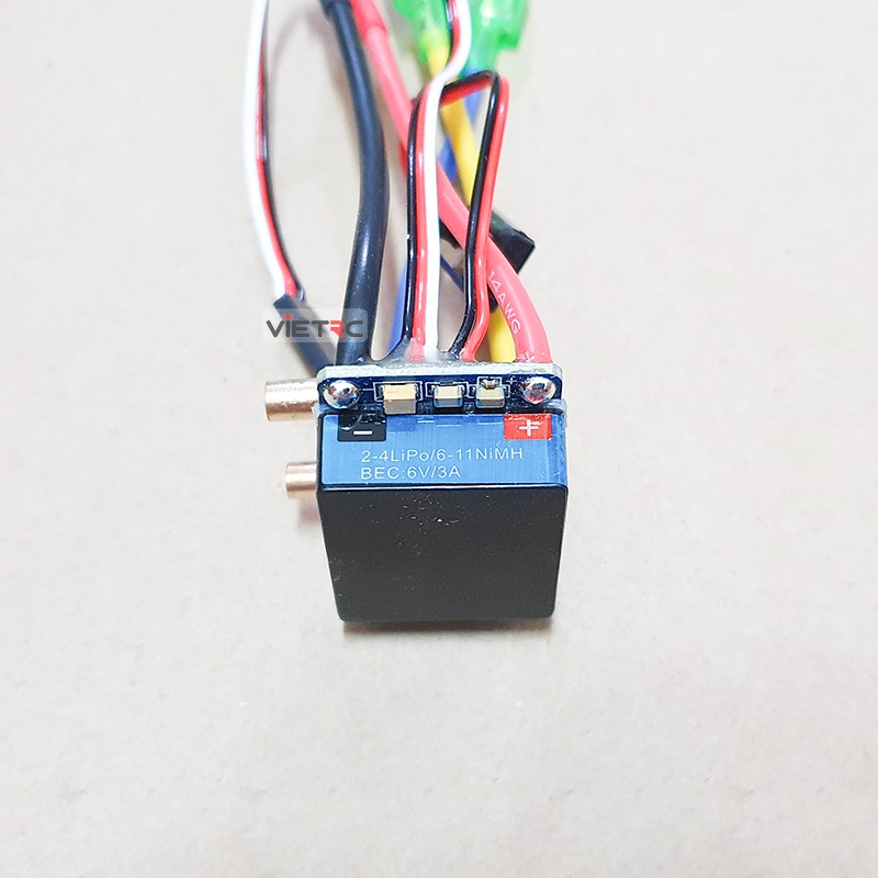 ESC chổi than 320A và 480A tản nhiệt quạt/nước để ráp tàu/xe điều khiển từ xa