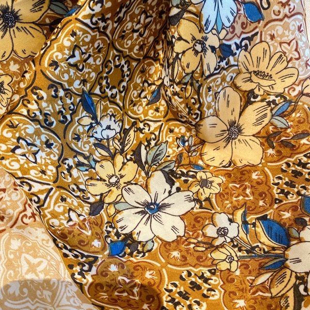 Khăn lụa vuông 90x90 cm turban quàng cổ,áo khăn yếm bandana thời trang đội đầu - Maben