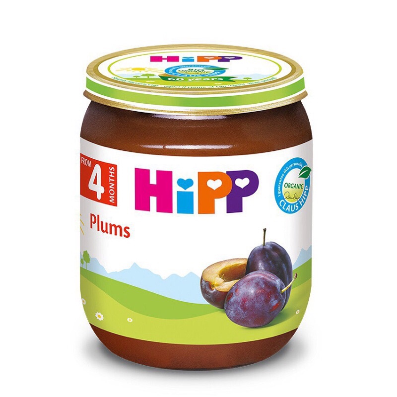 (4M) DINH DƯỠNG ĐÓNG LỌ HIPP VỊ MẬN TÂY 125G