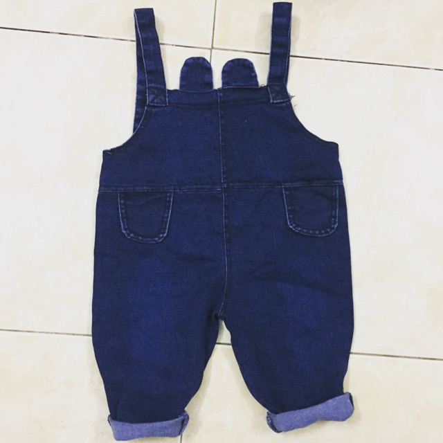 Yếm jean tai mèo cho bé