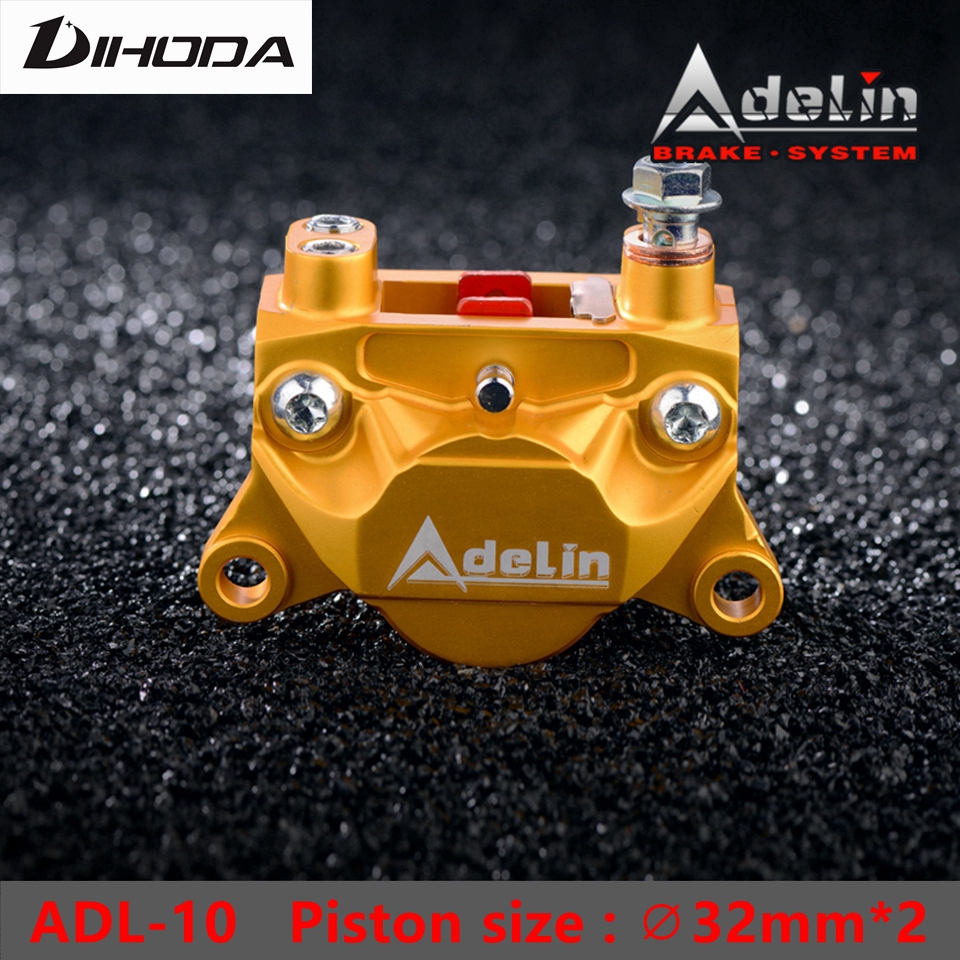 Adelin cnc adl-10 xe máy 32mm x 2 piston bộ kẹp phanh sau bơm 84mm gắn cho bws rs100 gtr m3