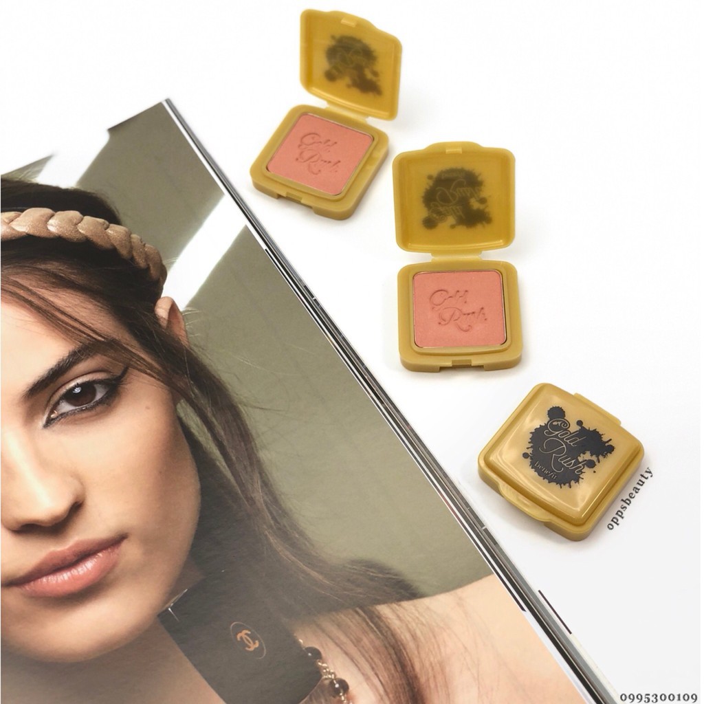 Phấn má hồng có nhũ BENEFIT Gold Rush Warm Golden-Nectar Blush