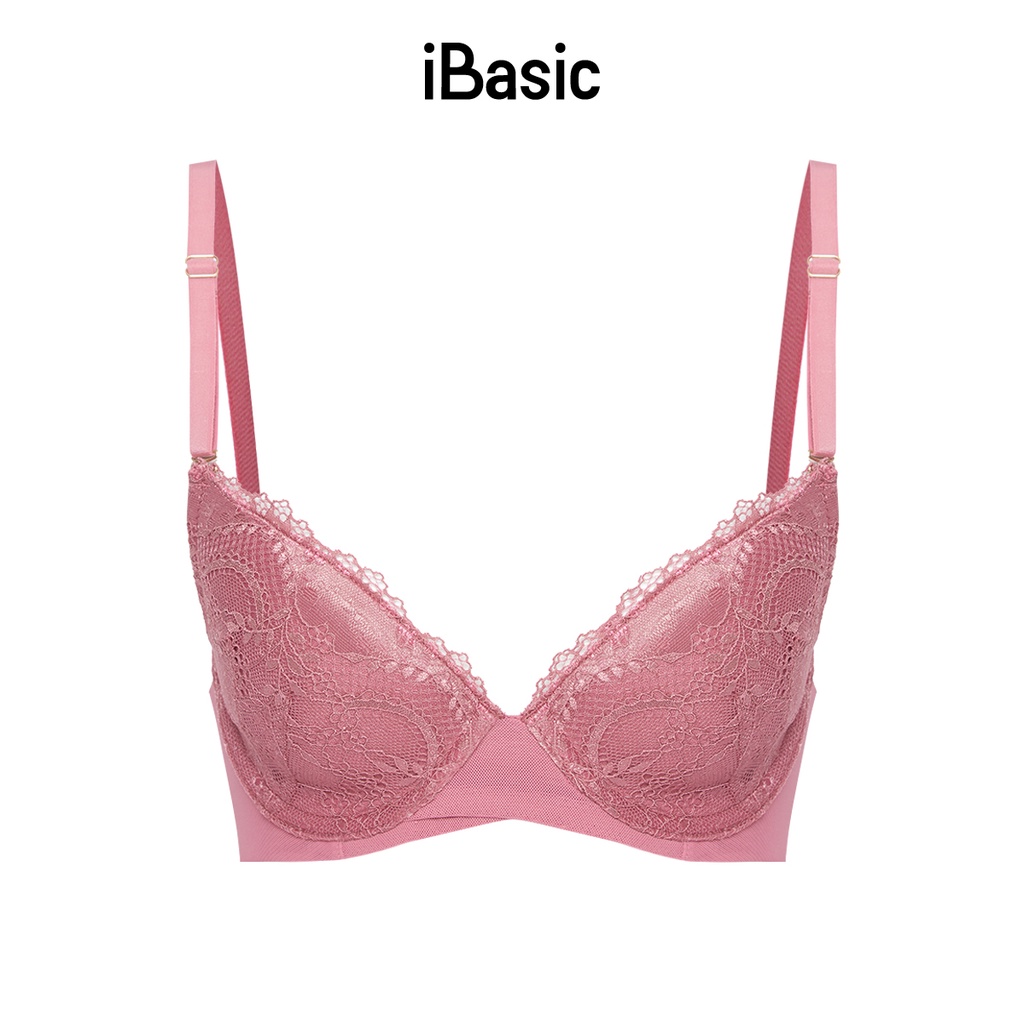 Áo ngực có gọng mút mỏng ren Tshirt iBasic BRAW125