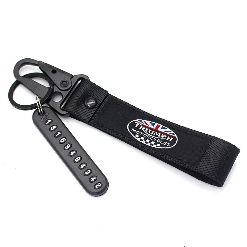 Set móc khóa và dây đai tiện lợi dành cho xe mô tô Triumph