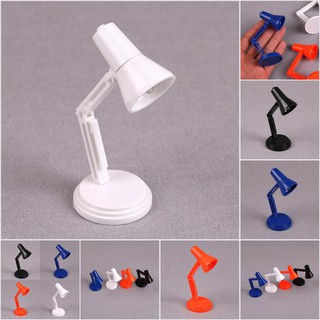 [MMHSI] Mini Led Reading Lamp Toy for 1/12 Dollhouse Toy Accessories Desk Lamp light Good MMH