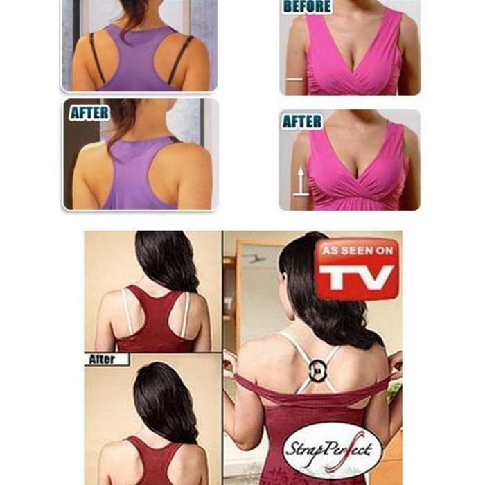 5 Shapes Women's Bra Accessories Anti-Slip Buckle Magic Buckle Invisible Buckle 5Pcs In 1 | WebRaoVat - webraovat.net.vn