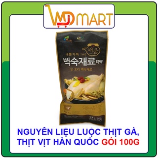 Nguyên liệu gà hầm Hàn quốc gói 70g