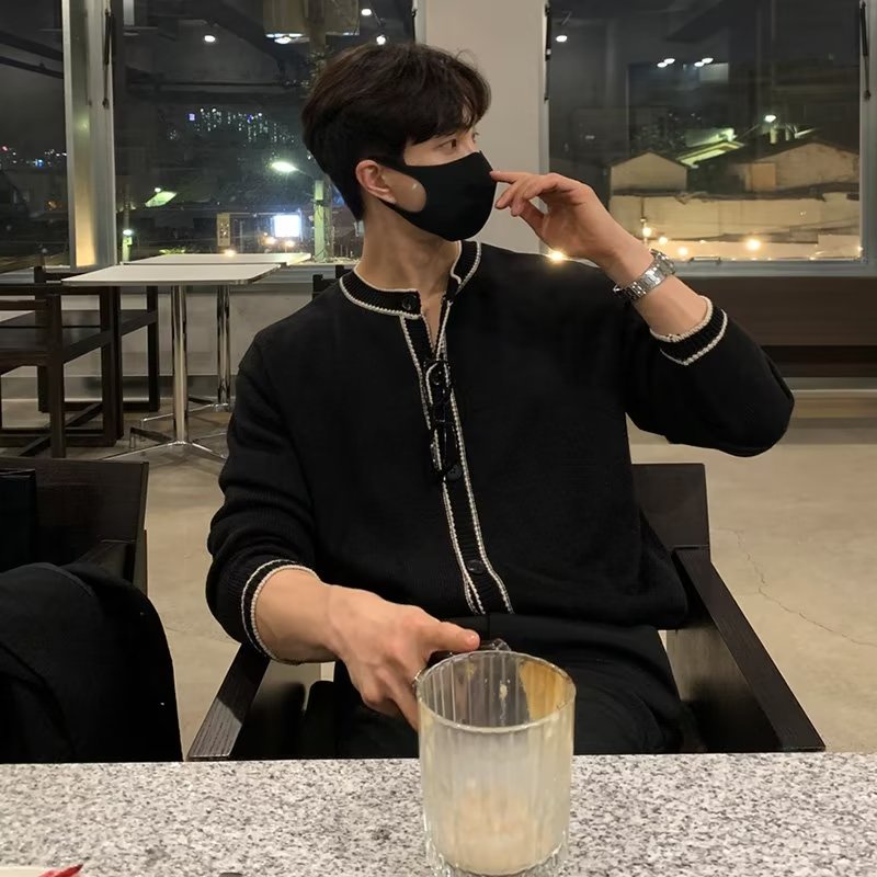 Áo Sweater Dệt Kim nam Cổ Tròn Thời Trang Mùa Thu Nhật Bản Mới 2022 Fashion áo nam đẹp áo sơ mi nam dài tay bông áo sơ mi nam hàn quốc Simple áo kiểu nam  from rộng