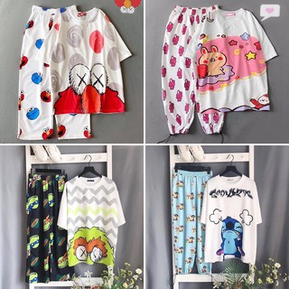 [SIÊU HOT] Set bộ hoạt hình gôm ÁO THUN + QUẦN DÀI HOẠT HÌNH (Sỉ từ 5sp bất kì)