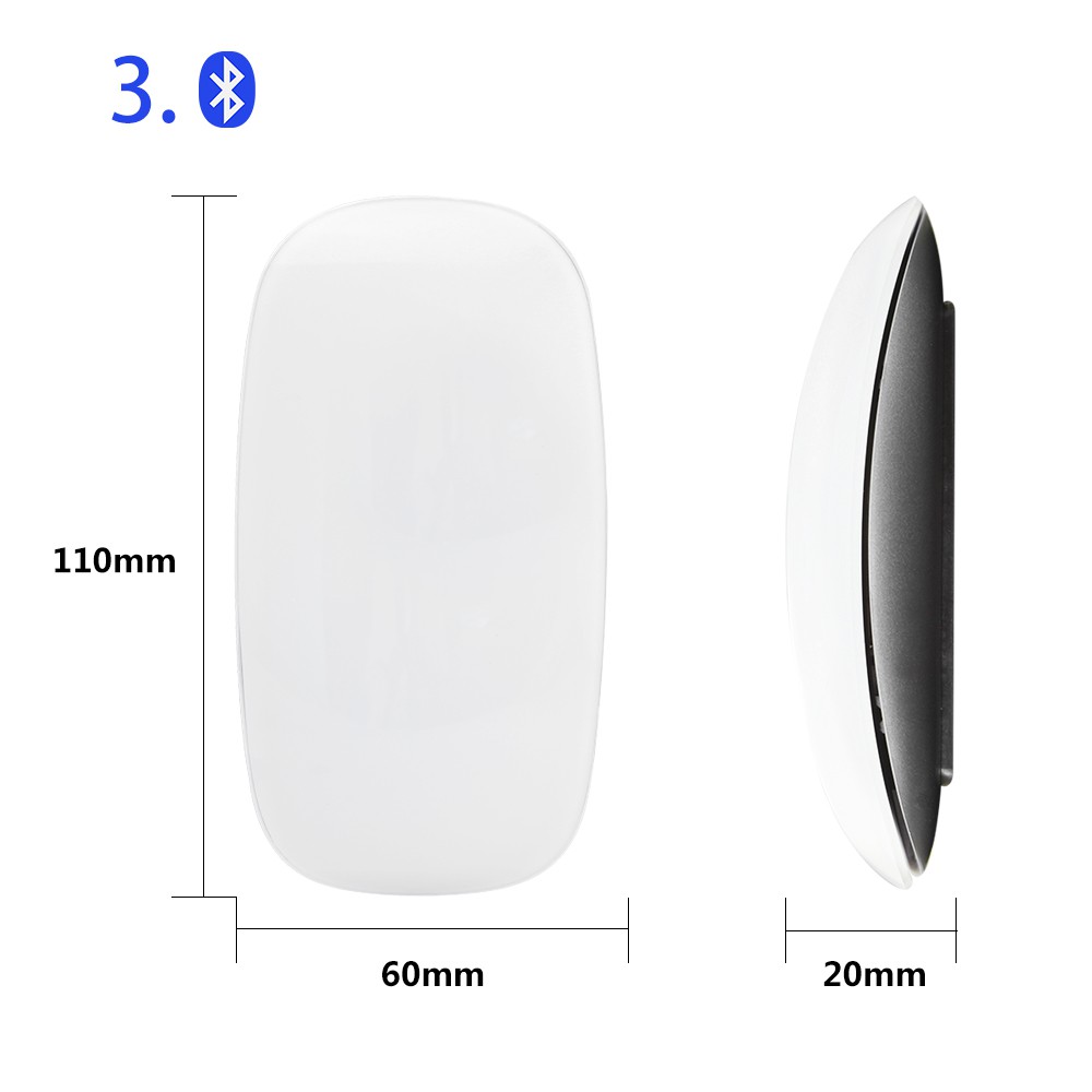 chuột không dây Bluetooth Siêu Mỏng Mini 3d Cho Apple Macbook Laptop