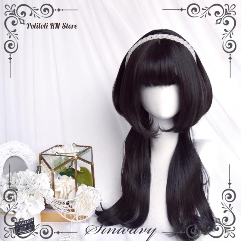 Wig/ tóc giả hai tầng kiểu sứa hãng Sinwavy