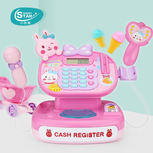 Quầy siêu thị bán hàng mini - Đồ chơi đầy nhà