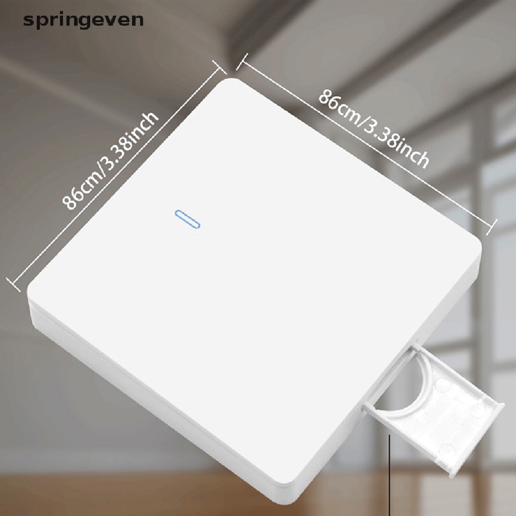 springeven 433MHz RF Wireless Remote Control Switch 86 Type Wall Panel Switch Transmitter RFT
