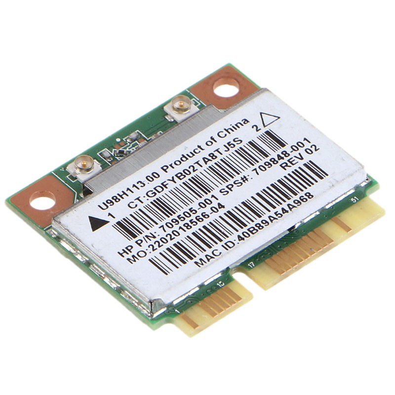 Card Wifi Rtl8188Ee Mini Pcie 2.4 Ghz 802.11 B / G / N 04w3808 709848-001