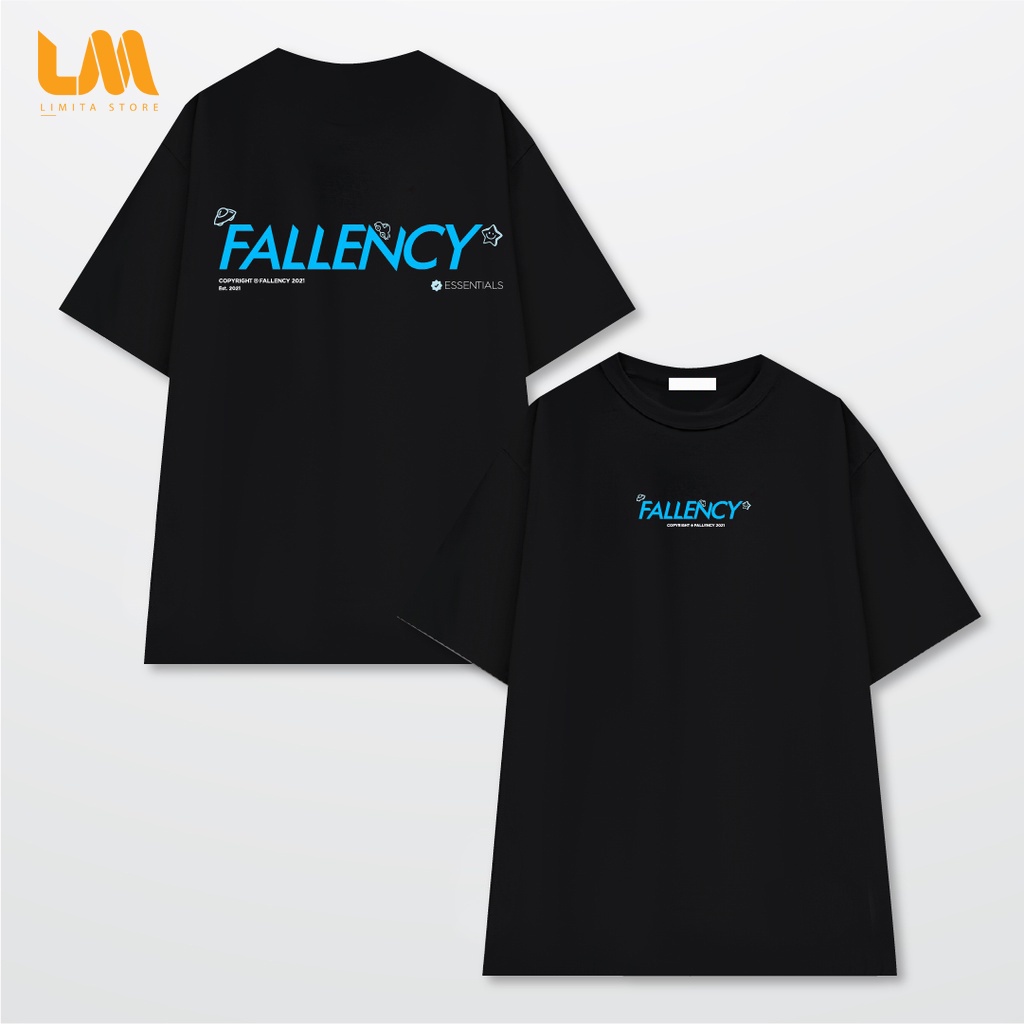 Áo thun Fallency Signature Đen - Limita store(V27)