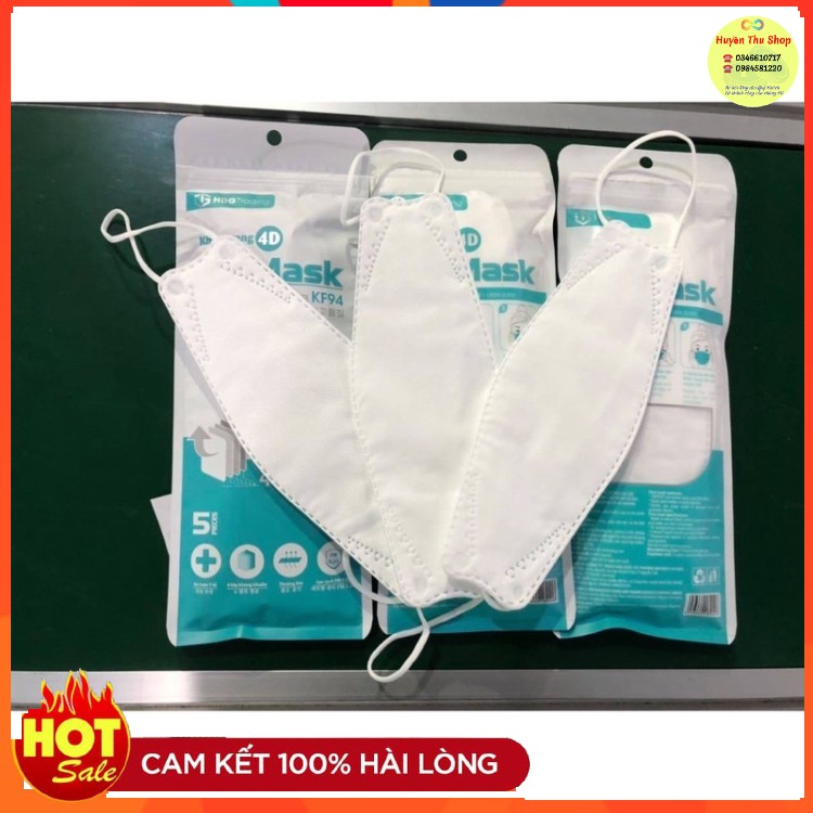 Set 10 chiếc khẩu trang 4D mask thông minh ngăn khói bụi vi khuẩn, có thanh nẹp cố định ôm khít khuôn mặt