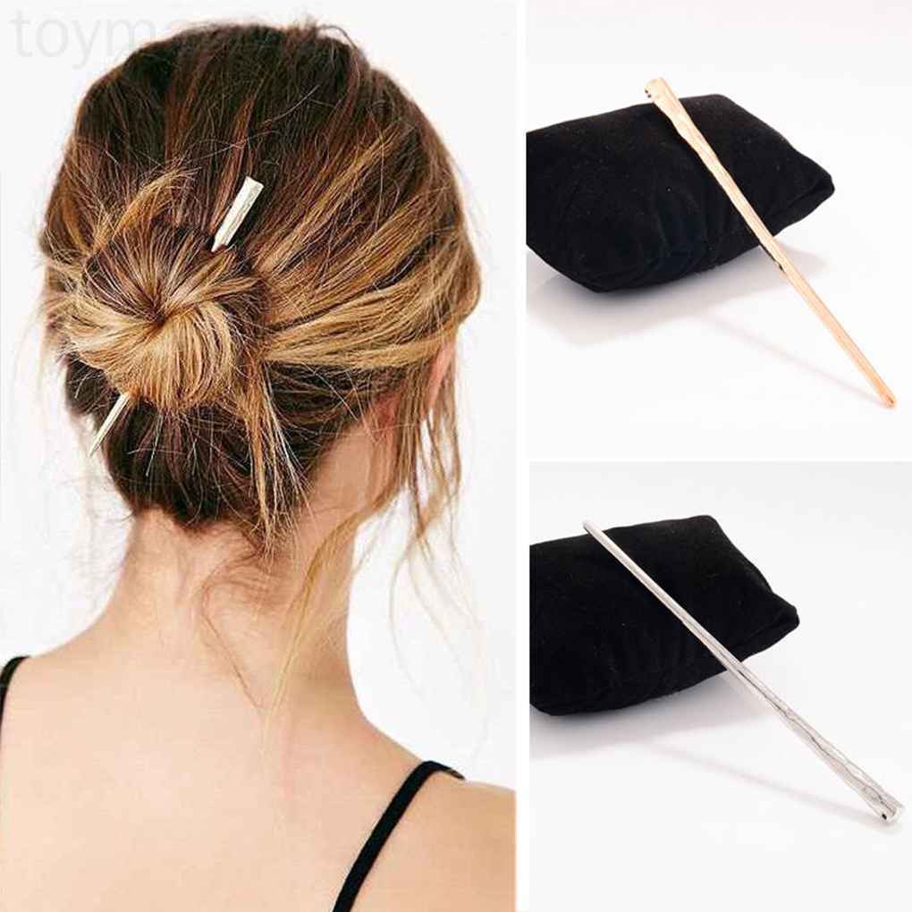 Trâm Cài Tóc Kim Loại Hình Đôi Đũa