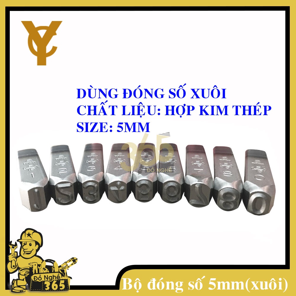Bộ đóng số 5mm hiệu YC