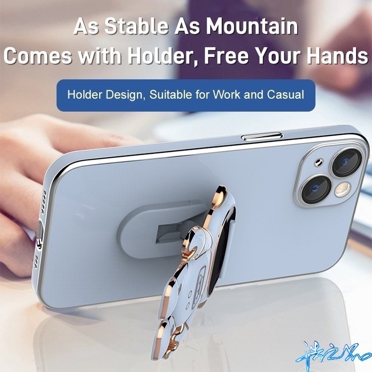 Ốp Điện Thoại Có Giá Đỡ Mạ Điện Hình Phi Hành Gia 6D Sáng Tạo Cho Vivo V11i V9 Y85 Case Y95 Y91 Y91i 2022