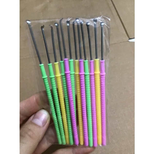 Dụng cụ lấy ráy tai, que ngoáy tai dài 10cm ( giá 1 cái )