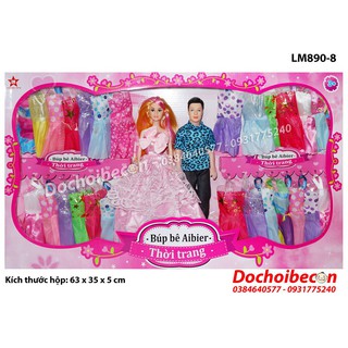 Búp bê thời trang việt nam kèm 26 váy lm890-8