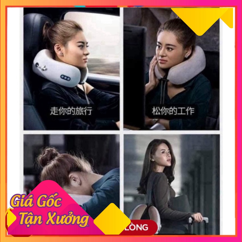 Gối massa hình chữ U-chuyên dụng cho massa cho cổ vai gáy 💖 Chilinh Store