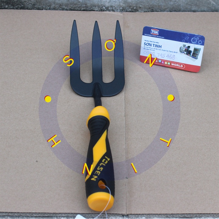 Cây Chỉa Xới Đất Làm Vườn 310mm Đầu Xới ( 76 x 120mm ) Tolsen 57506