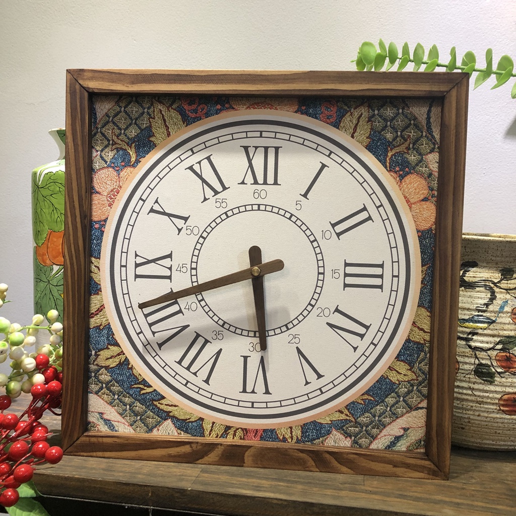 Đồng hồ treo tường gỗ |Tranh đồng hồ trang trí tường | Artclock Soyn C148